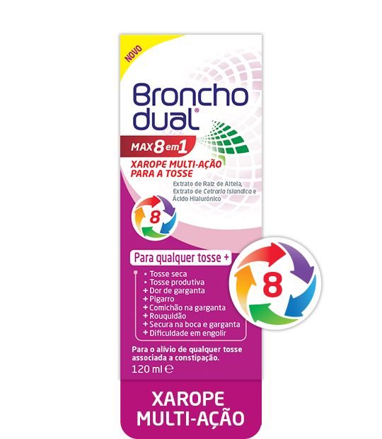 Bronchodual Xarope Multi-ação 8 em 1 120ml - Farmácia Garcia