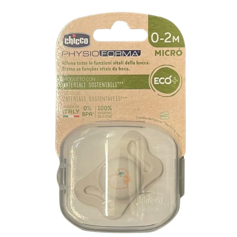 Chicco Chupeta PhysioForma Micro Eco+ 0-2M - Farmácia Garcia