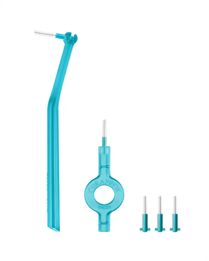Curaprox Prime Plus Handy Kit Escovilhão Interdental CPS 06 Cabo UHS 409 - Farmácia Garcia