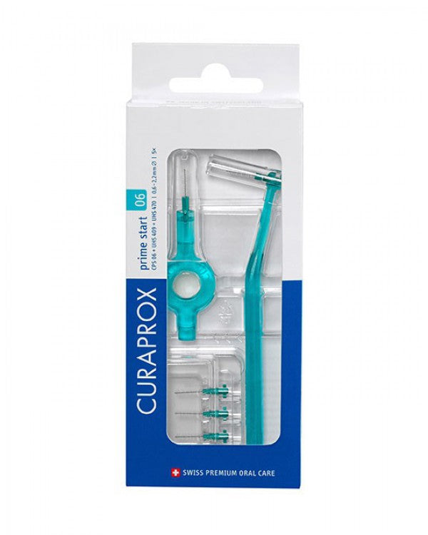 Curaprox Prime Plus Handy Kit Escovilhão Interdental CPS 06 Cabo UHS 409 - Farmácia Garcia