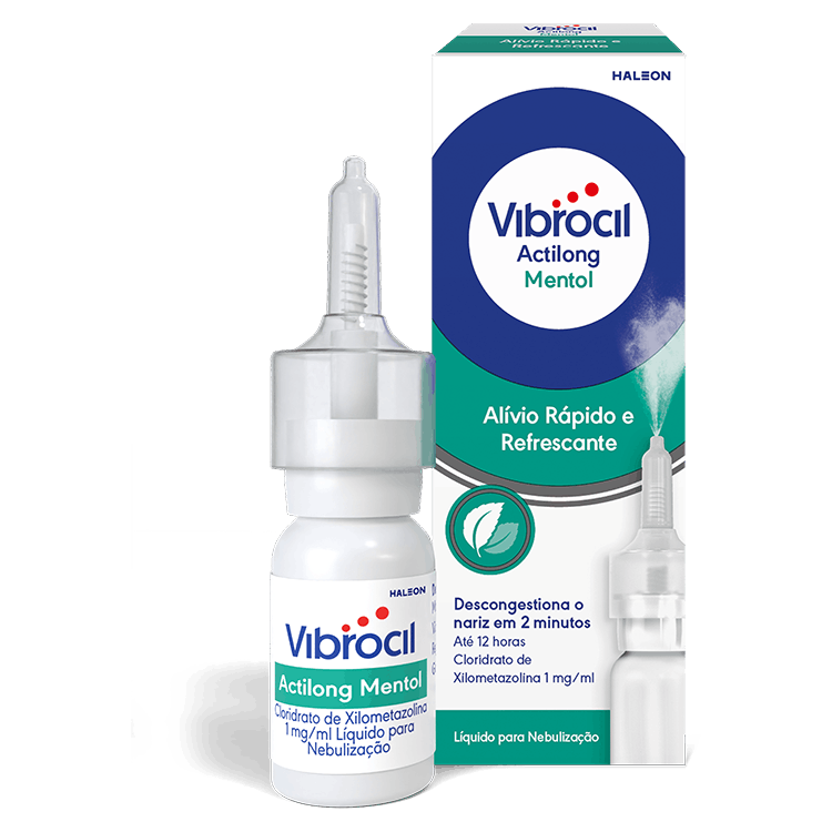 Vibrocil Actilong Mentol 1 mg/mL-10 mL Spray Nasal - Farmácia Garcia
