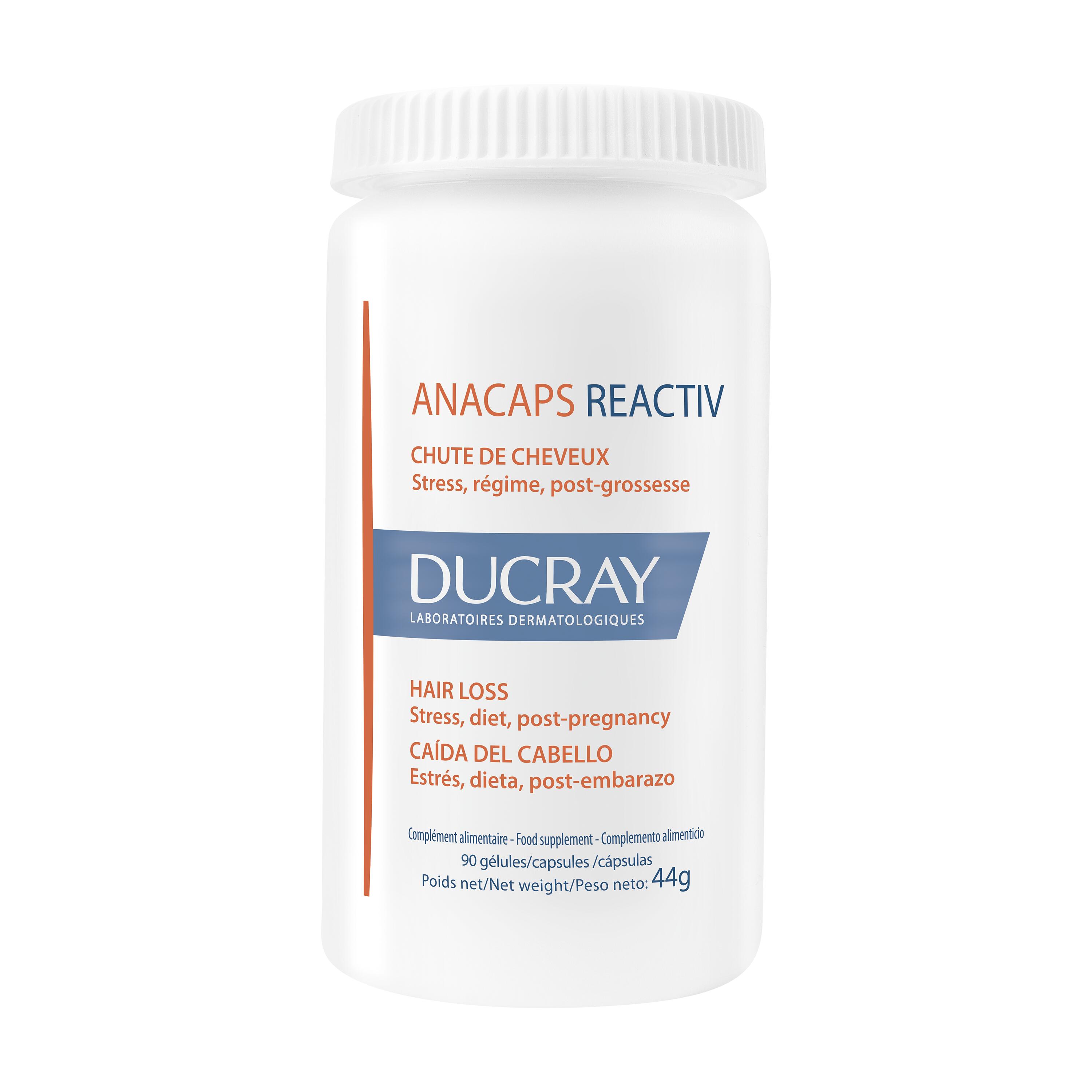 Ducray Anacaps Reactiv 90 Cápsulas - Farmácia Garcia
