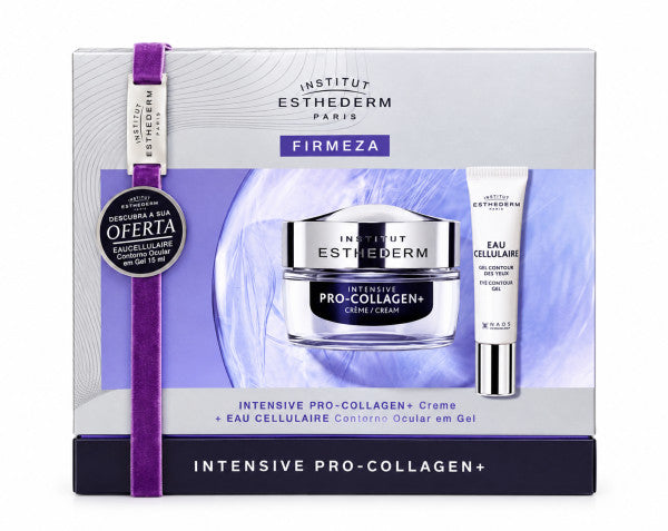 Coffret Esthederm Intensive Pro-Collagen+ Creme 50ml + Oferta Eau Cellulaire Gel Contorno Olhos 15ml - Farmácia Garcia