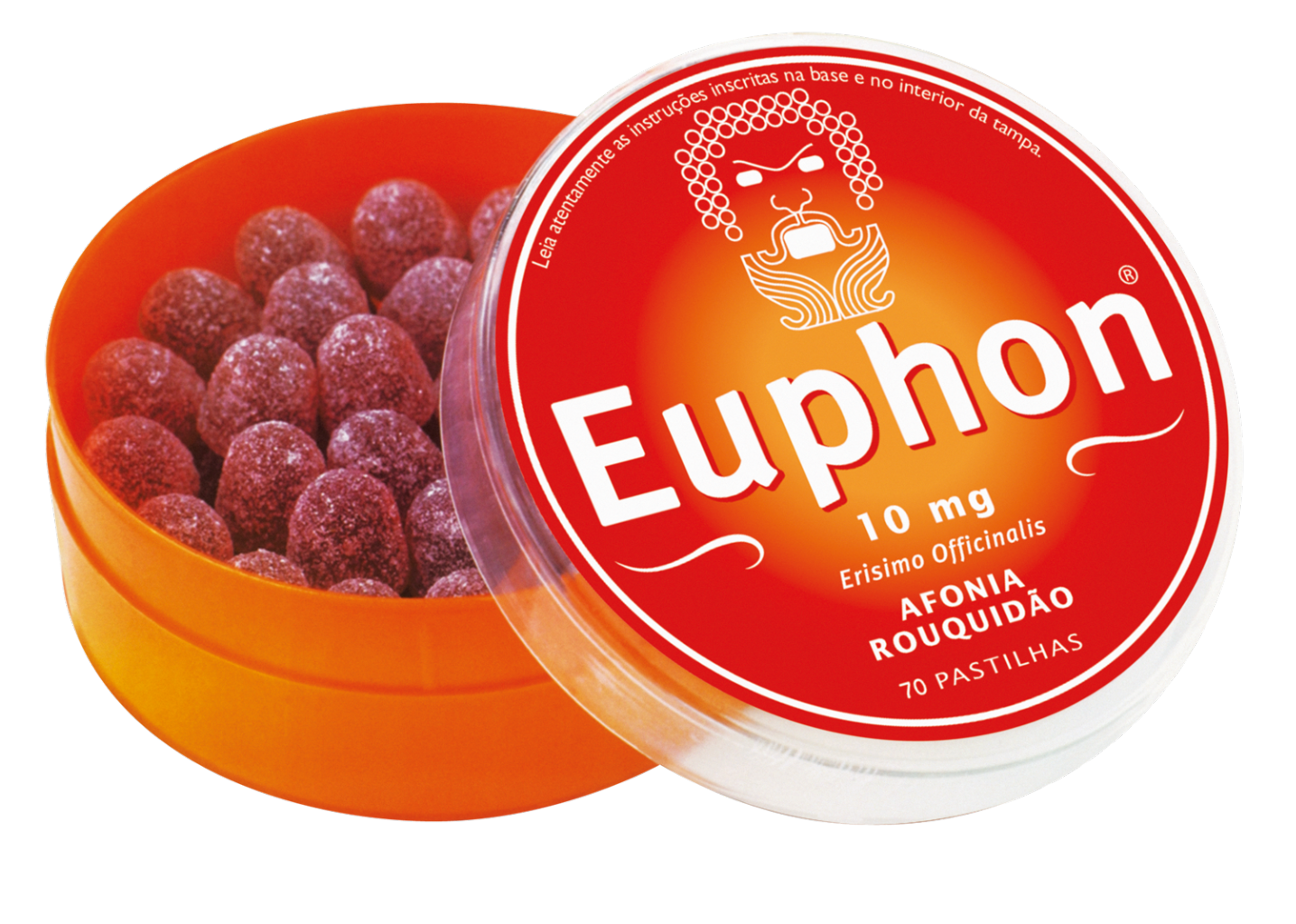 Euphon 10mg 70 Pastilhas - Farmácia Garcia