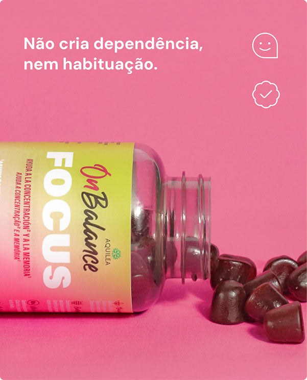Aquilea Onbalance Focus 60 Gomas Cereja - Farmácia Garcia