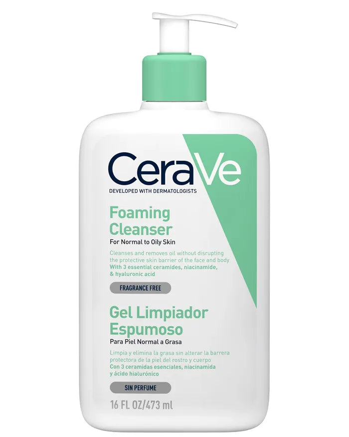 Cerave Cleanser Gel Espuma de Limpeza Facial 473ml
