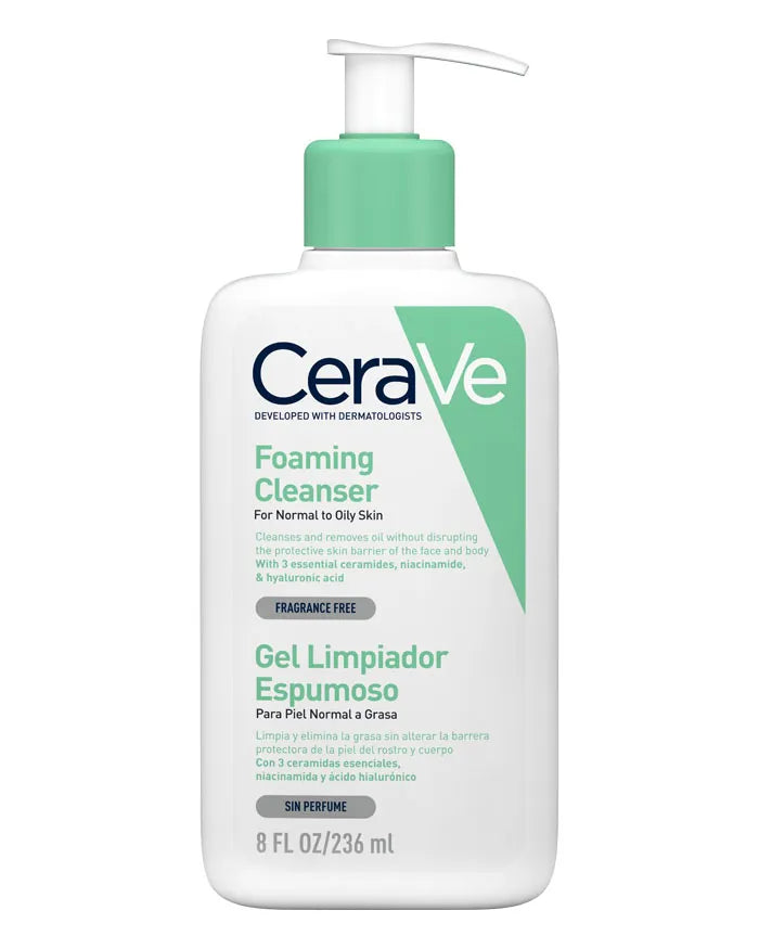 Cerave Cleanser Gel Espuma de Limpeza Facial 236ml