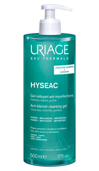 Uriage Hyséac Gel Limpeza Suave 500ml - Farmácia Garcia