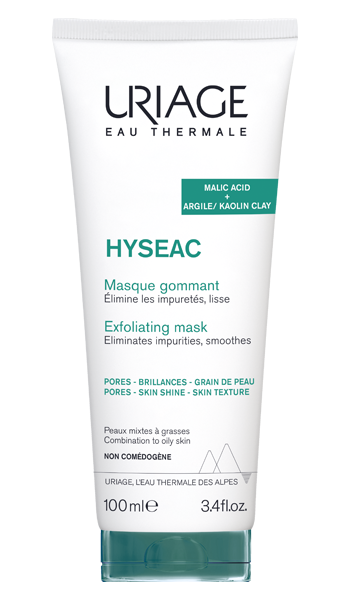 Uriage Hyséac Máscara Esfoliante Suave 100ml - Farmácia Garcia
