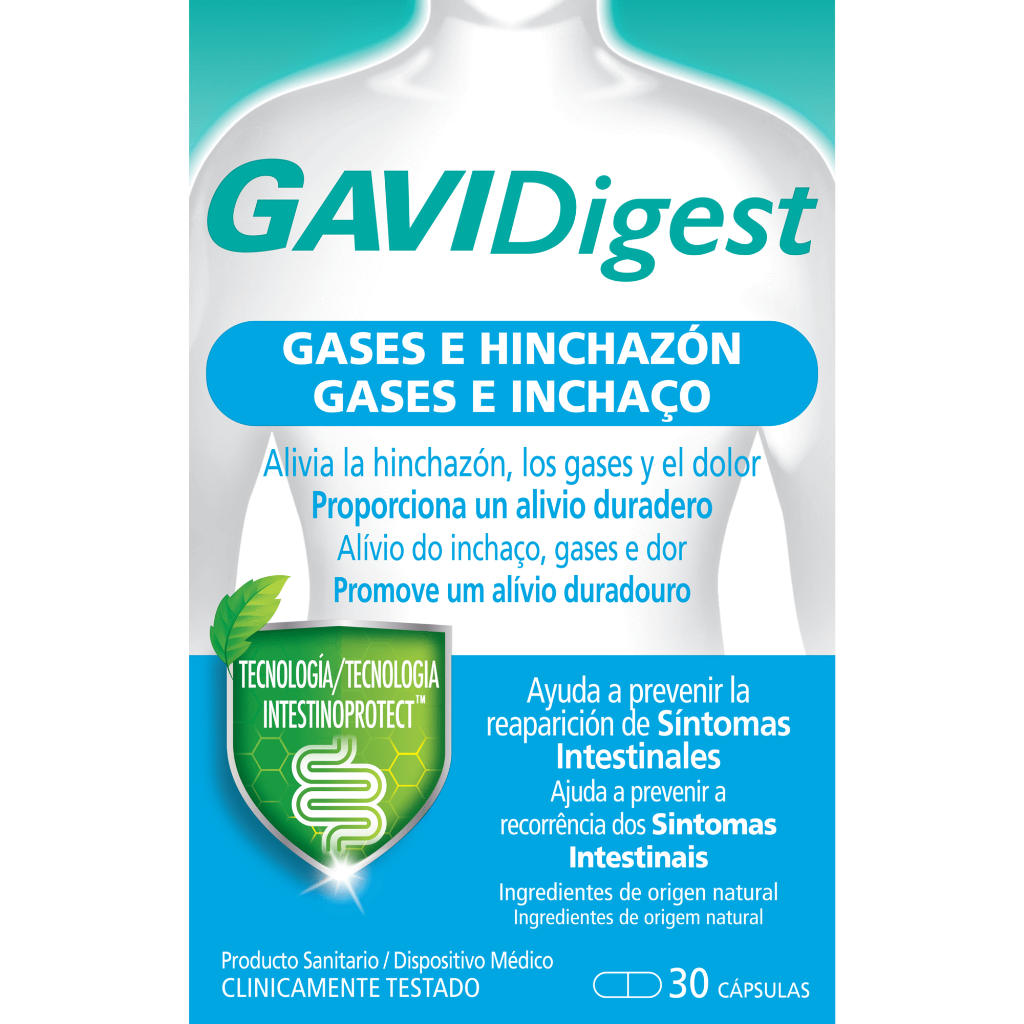 Gavidigest Gases e Inchaço 30 Cápsulas - Farmácia Garcia