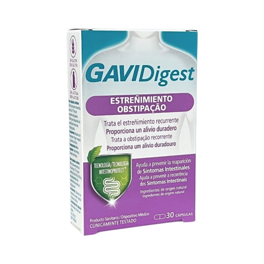 Gavidigest Obstipação 30 Cápsulas - Farmácia Garcia