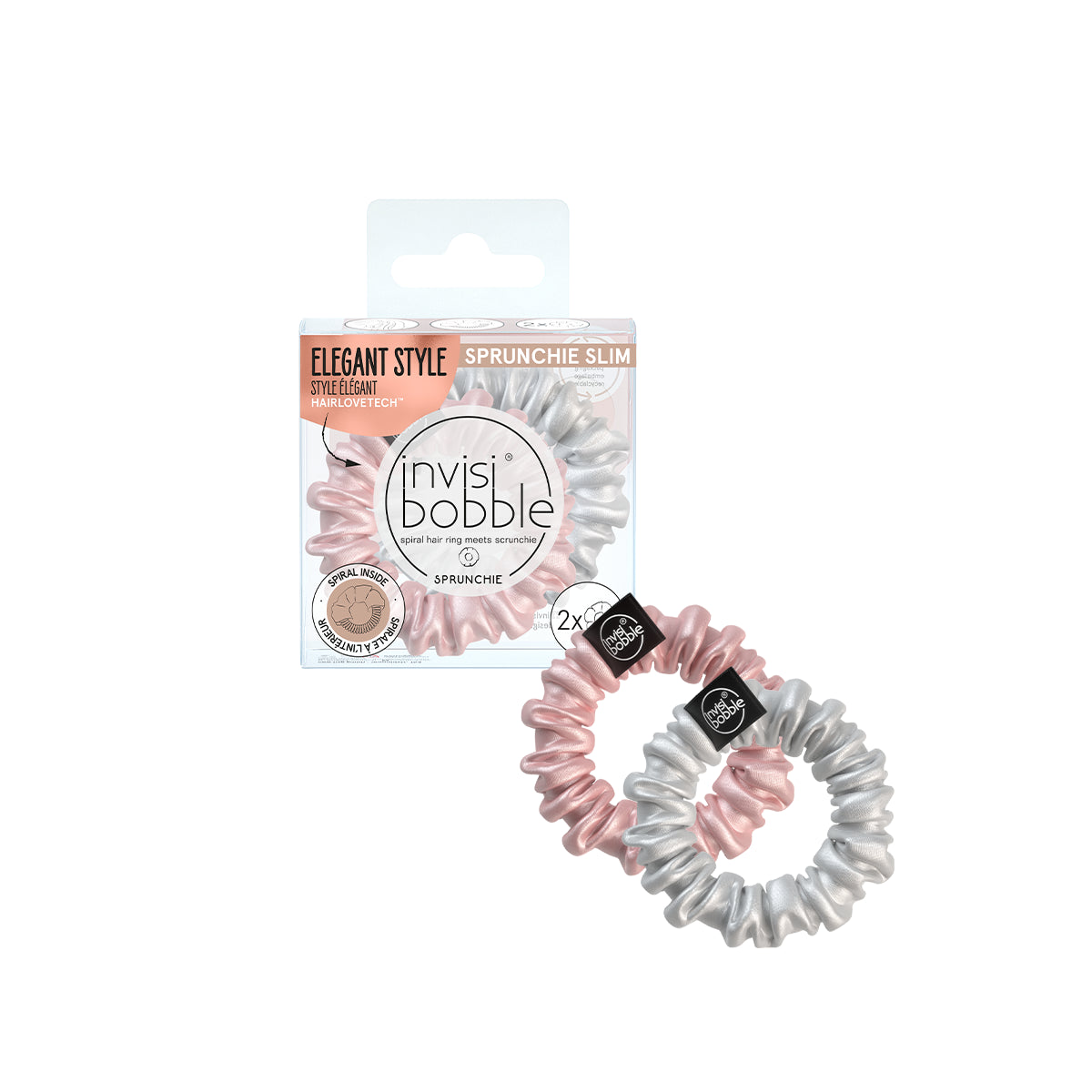 Invisibobble Elástico Cabelo Sprunchie Slim Bella Chrome - Farmácia Garcia