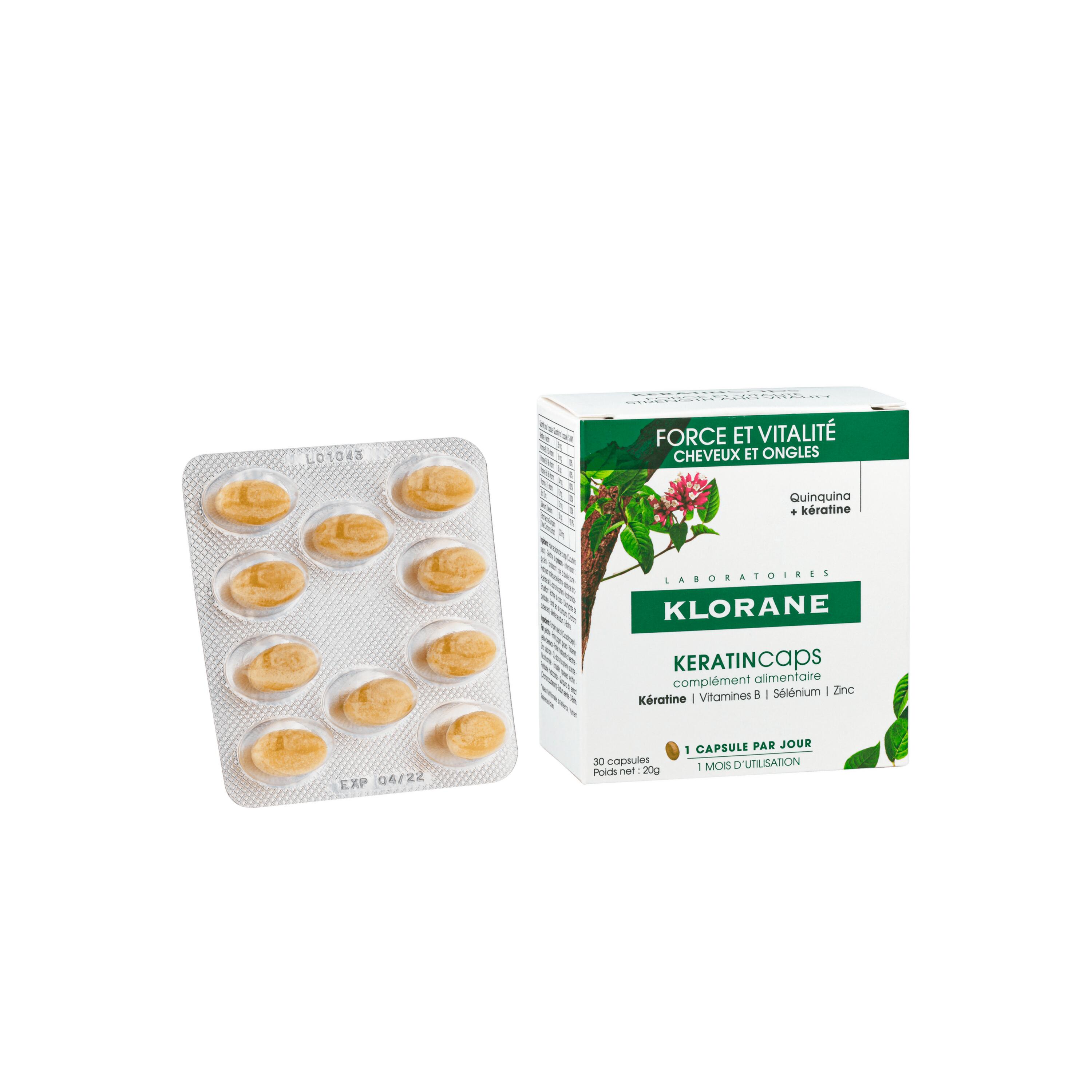 Klorane Capilar Keratin Cápsulas x30 - Farmácia Garcia