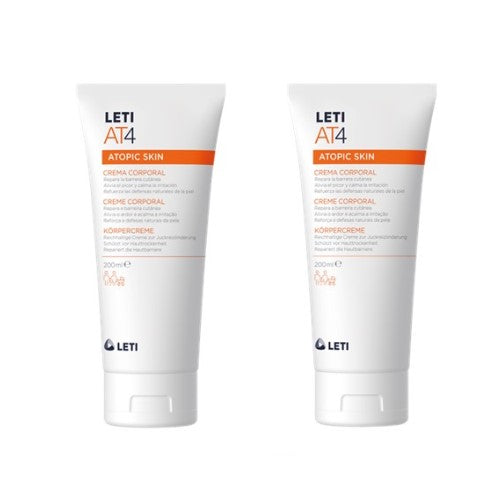LetiAt4 Creme Corporal Pele Atópica 200ml + 200ml Pack Duo - Farmácia Garcia