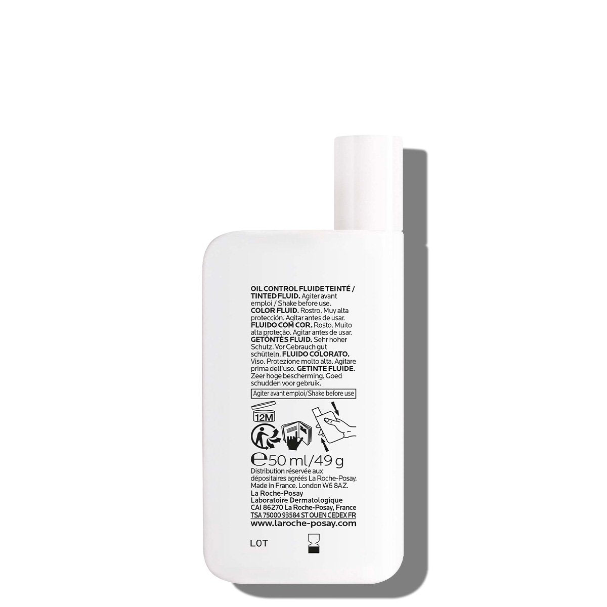 La Roche Posay Anthelios UVMune 400 Oil Control Fluído Com Cor SPF50+ 50ml - Farmácia Garcia