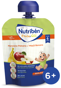 Nutribén Fruta Go Pure Maça/Banana 90g - Farmácia Garcia