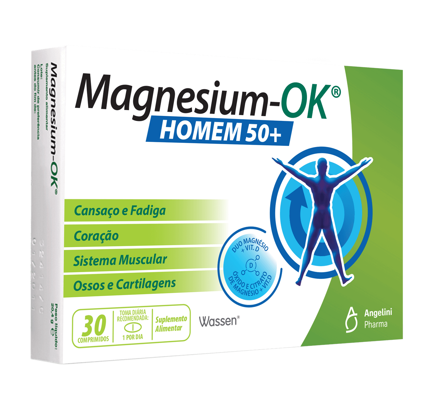Magnesium-Ok Homem 50+ 30 Comprimidos - Farmácia Garcia