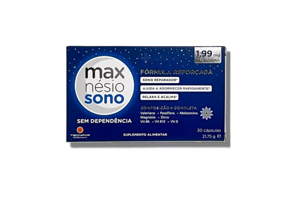 Maxnésio Sono 30 Cápsulas - Farmácia Garcia