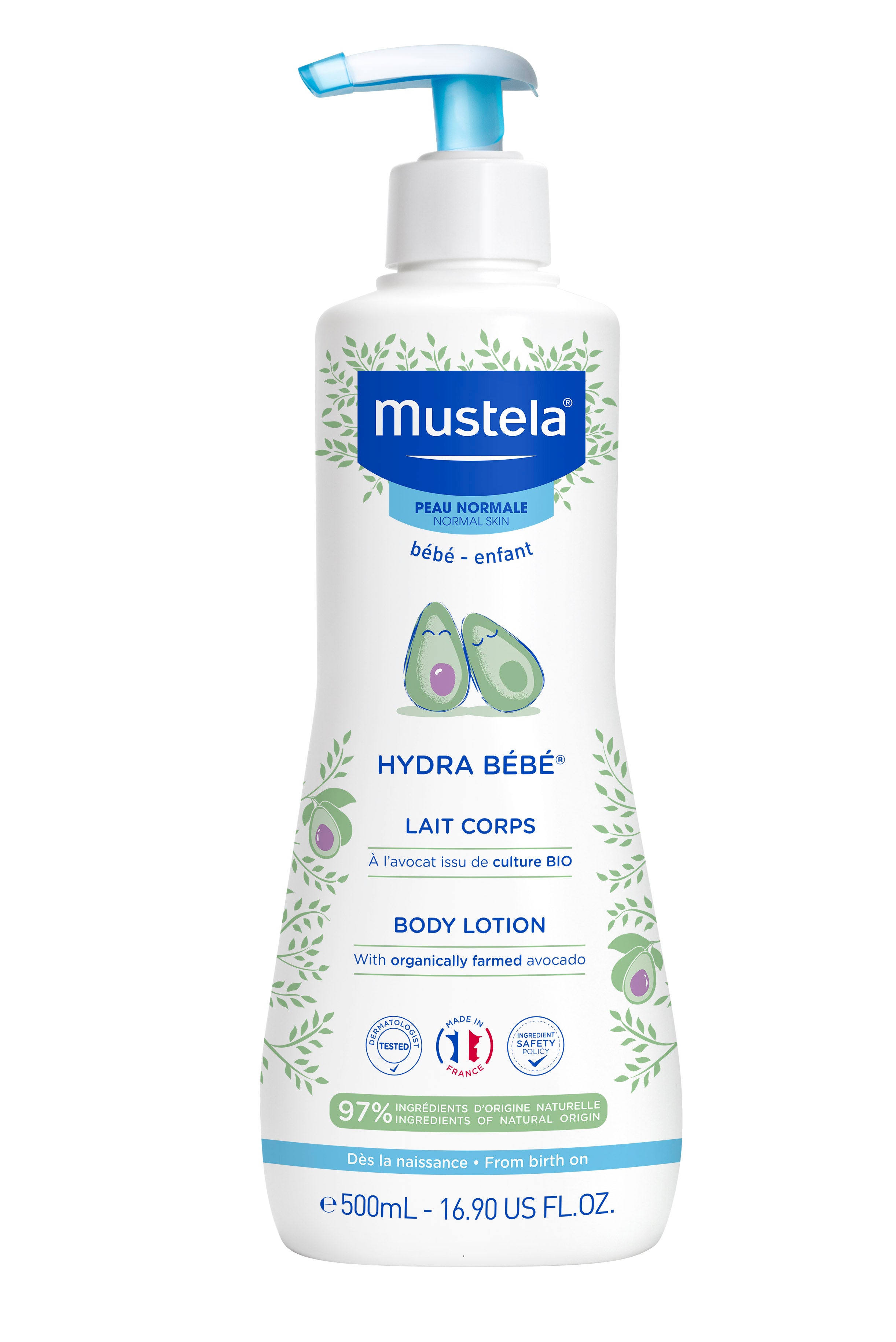 Mustela Bebe Hidra Leite Corpo 500ml - Farmácia Garcia