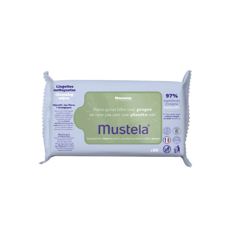 Mustela Bebé Toalhitas de Limpeza 60 Unidades - Farmácia Garcia