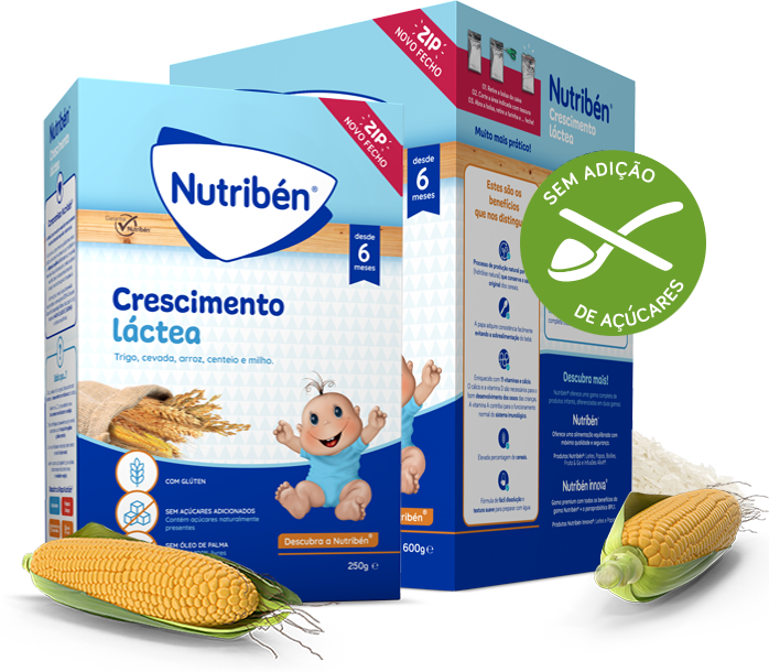 Nutribén Farinhas Crescimento Lactea 2x 300g - Farmácia Garcia