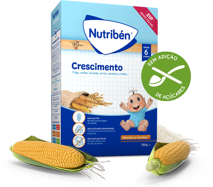 Nutribén Papa Crescimento Não Láctea 6m+ 250g - Farmácia Garcia
