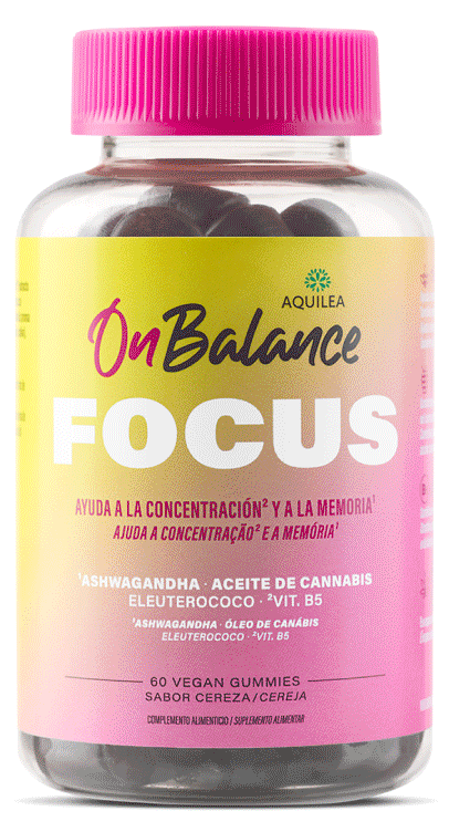 Aquilea Onbalance Focus 60 Gomas Cereja - Farmácia Garcia