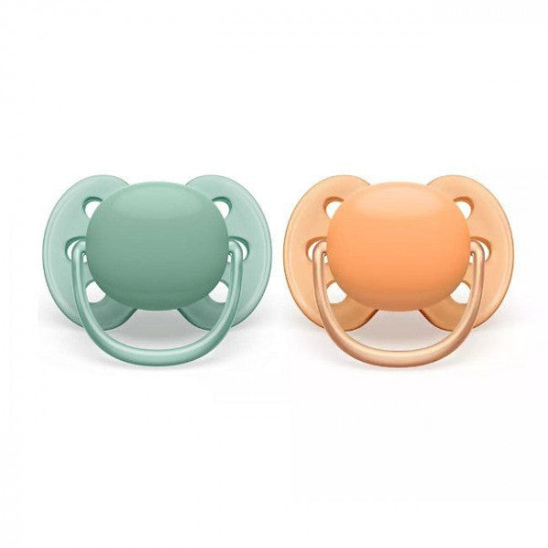 Philips Avent Ulta Soft Chupeta 2Unidade(S) 0M-6M - Farmácia Garcia