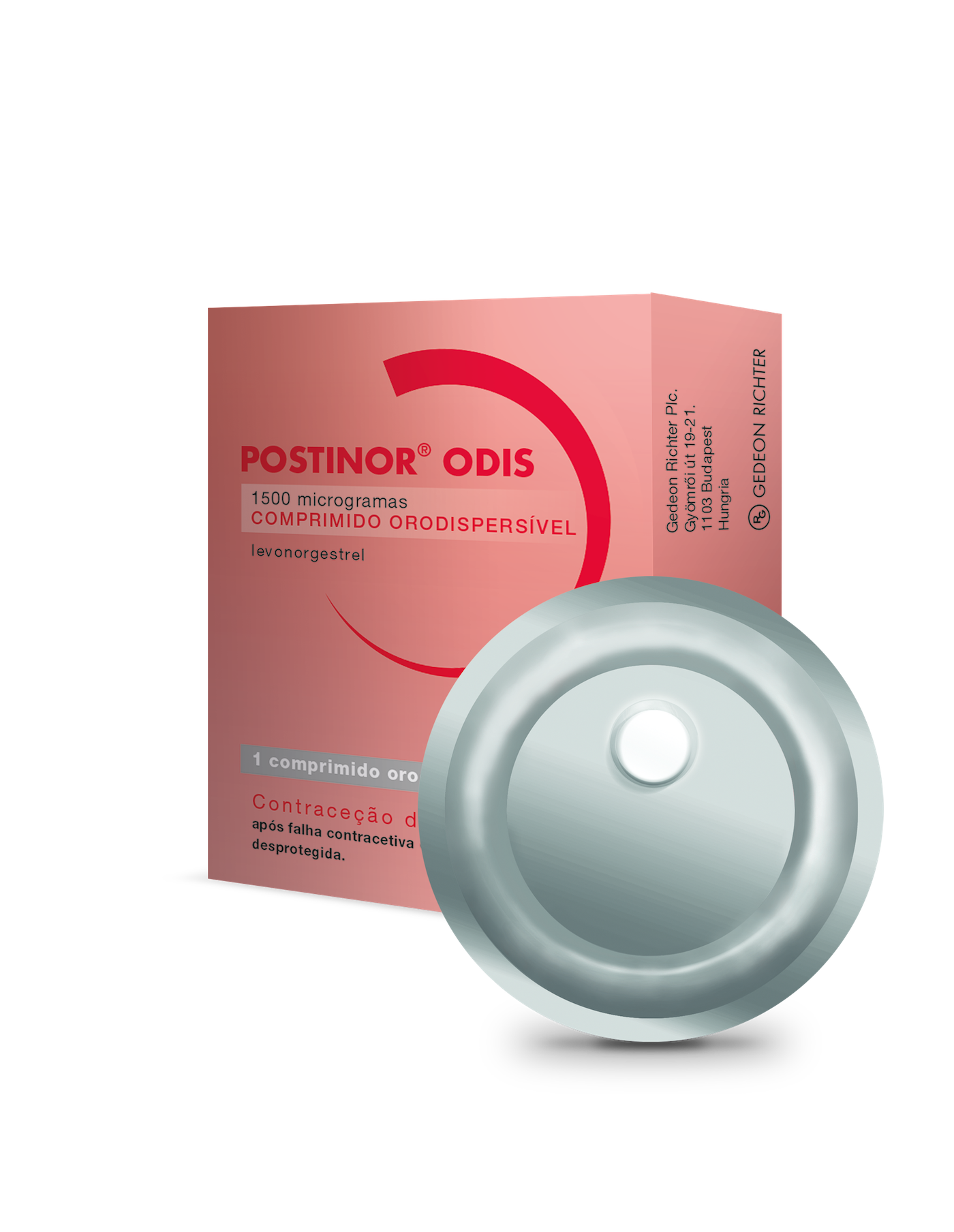 Postinor Odis 1,5mg 1 Comprimido Orodispersível - Farmácia Garcia