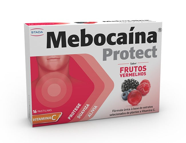 Mebocaína Protect 16 Pastilhas - Farmácia Garcia