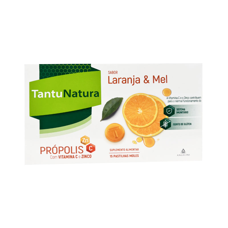 TantuNatura 15 Pastilhas Laranja e Mel - Farmácia Garcia