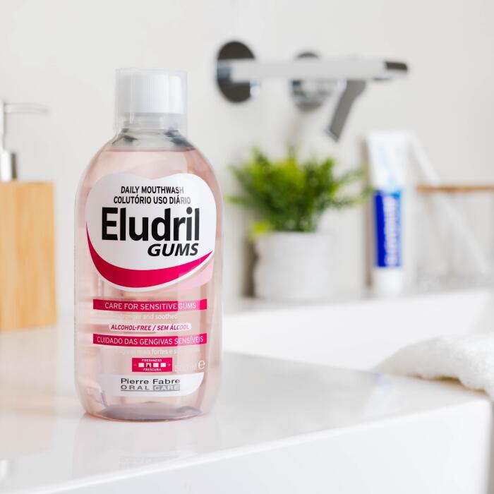 Eludril Gums Colutório Gengivas Sensíveis 500ml - Farmácia Garcia