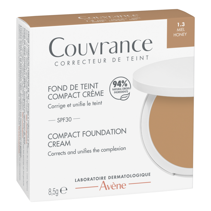 Avène Couvrance Creme Compacto Mel Acabamento Mate 8,5g - Farmácia Garcia
