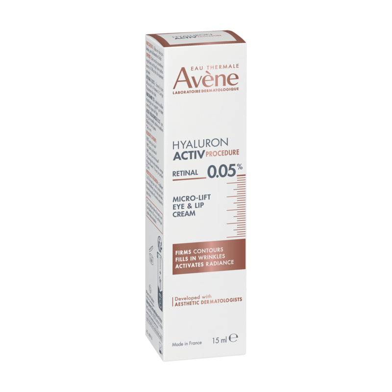 Avène Hyaluron Activ Procedure Creme de Olhos e Lábios Micro-Lift 0,05% Retinal 15ml - Farmácia Garcia