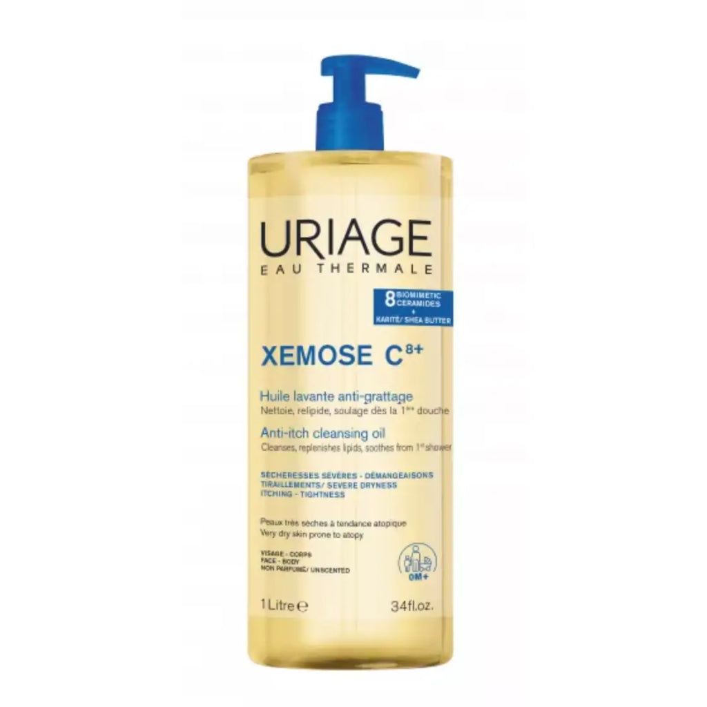 Uriage Xemose C8 Óleo Lavante Apaziguante 1000ml - Farmácia Garcia