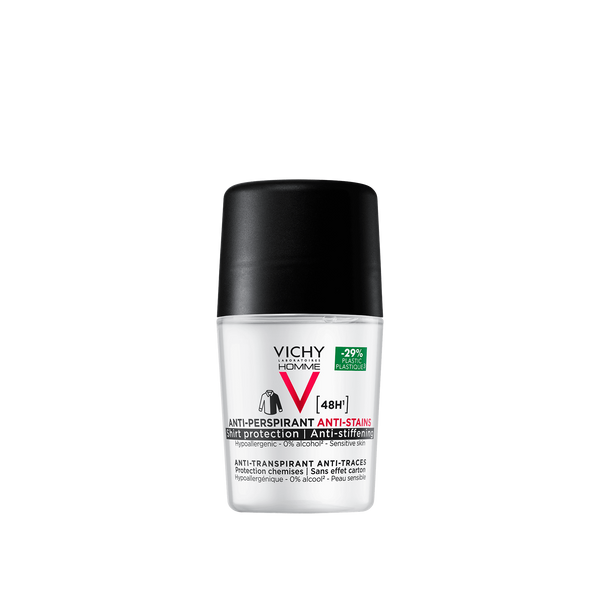 Vichy Homme Desodorizante 48H Antitranspirante & Antimancha 50ml