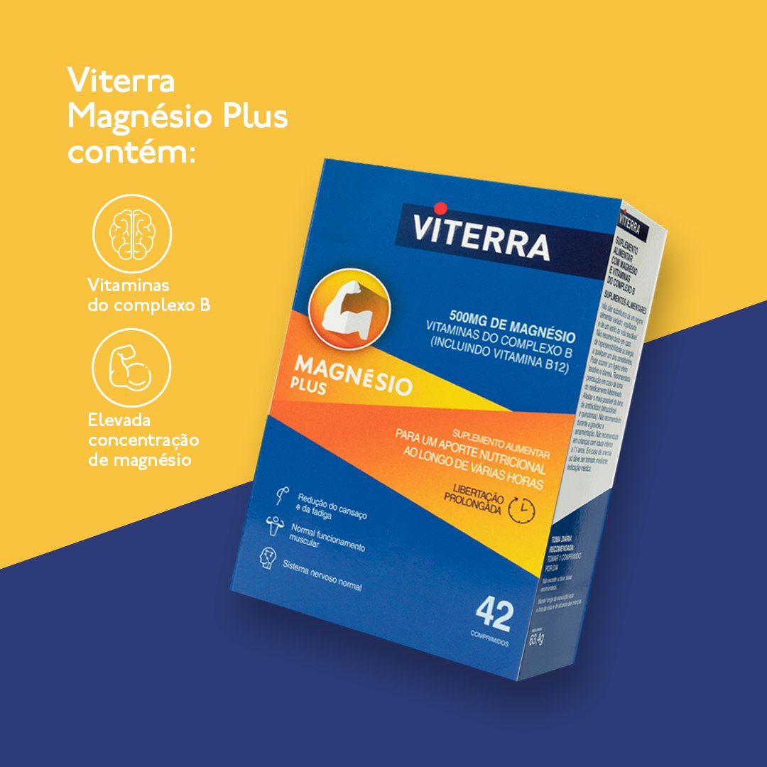Viterra Magnésio Plus 42 Comprimidos - Farmácia Garcia