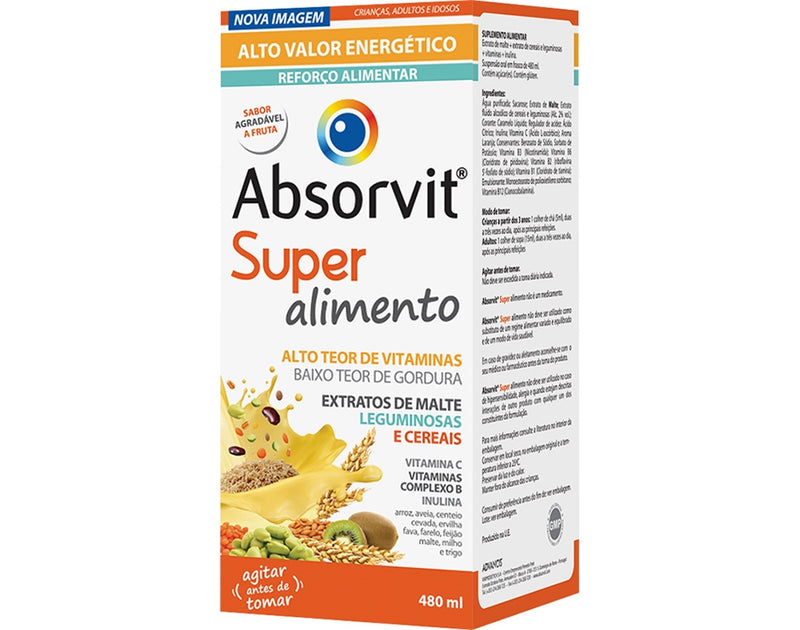 Absorvit@ Super Alimento Xarope 480ml - Farmácia Garcia