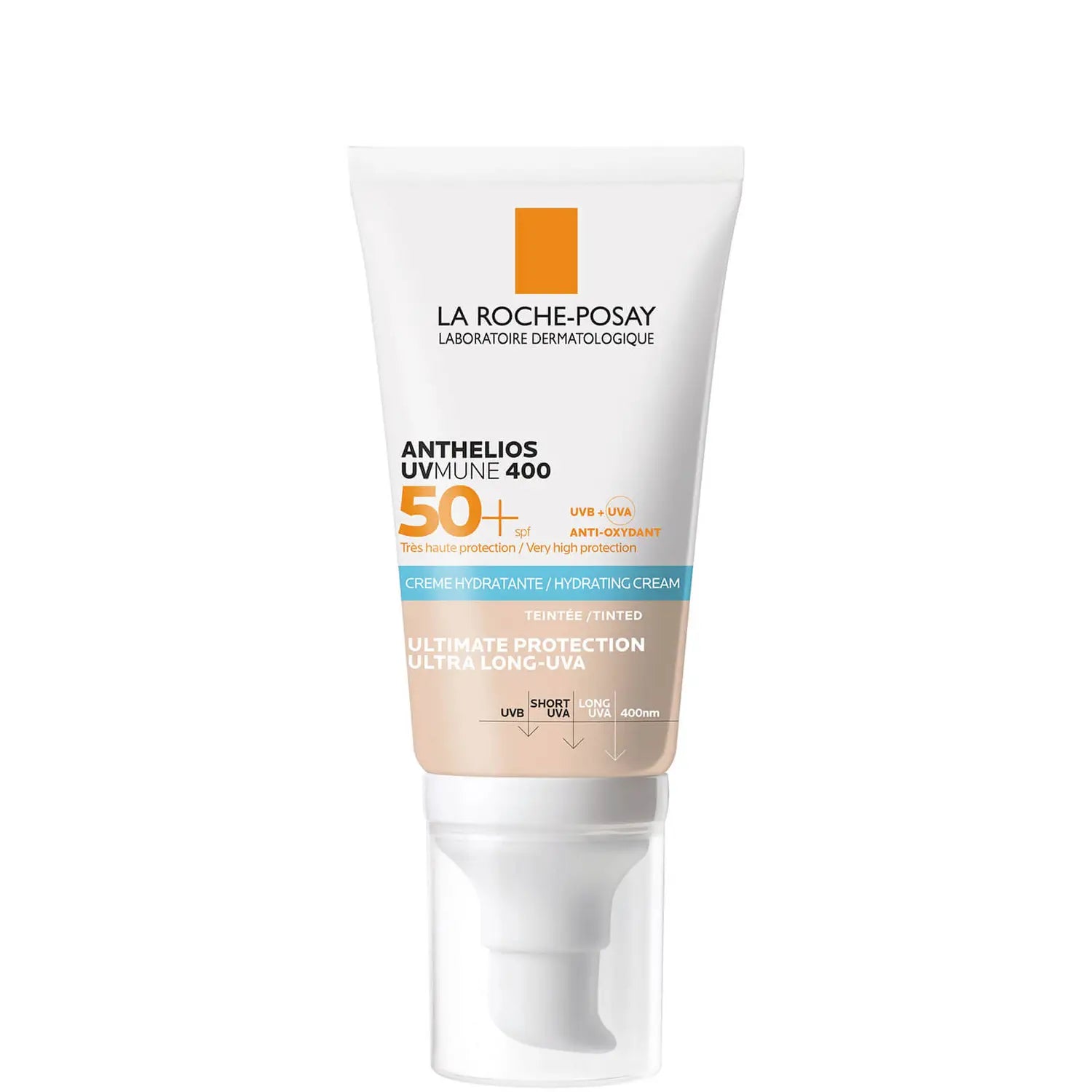 Anthelios UVMune Creme Hidratante Com Cor SPF50+ 50ml - Farmácia Garcia