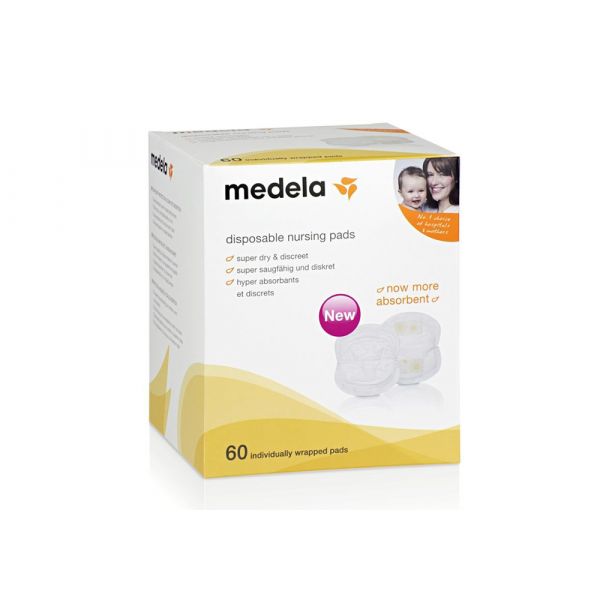 Medela Discos Absorventes Descartáveis x60 - Farmácia Garcia