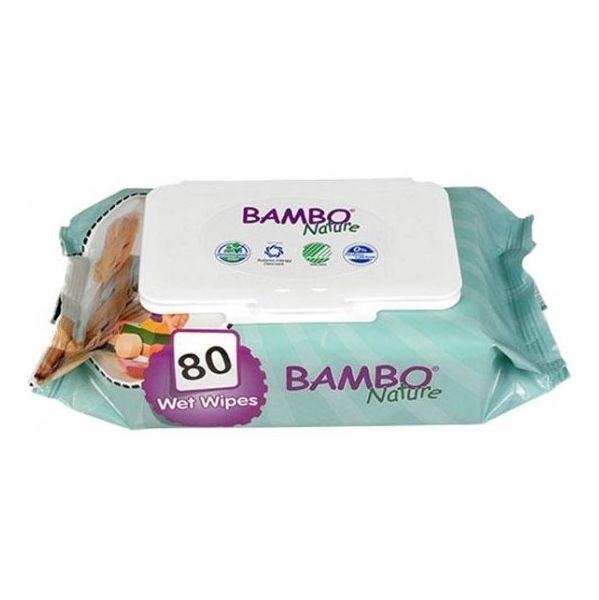 Bambo Nature Toalhitas S/Perfume X 80 - Farmácia Garcia