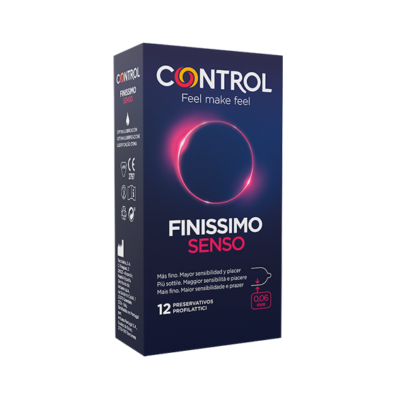 Control Preservativos Finíssimos Senso x12 - Farmácia Garcia