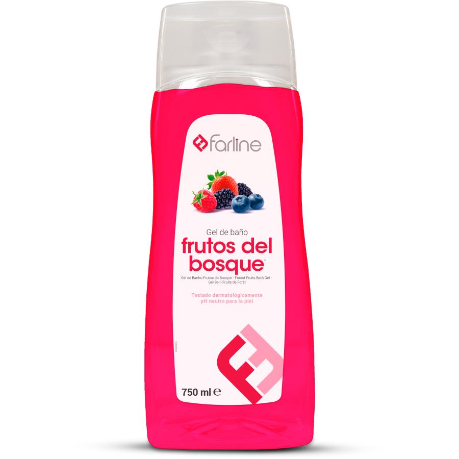 Farline Gel Banho Frutos Bosque 750ml - Farmácia Garcia