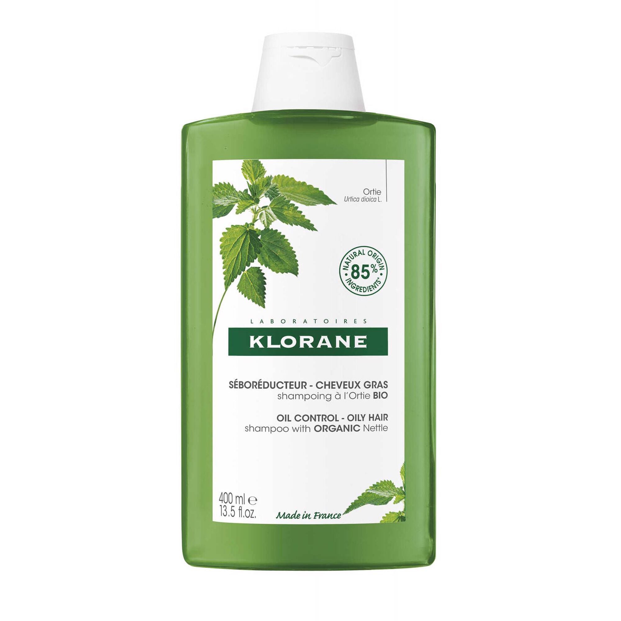 Klorane Capilar Champô Ortiga Branca 400ml - Farmácia Garcia