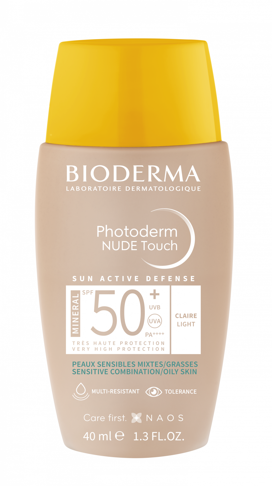 Bioderma Photoderm Nude Touch SPF50+ Claro 40ml - Farmácia Garcia