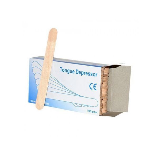 Espátulas de Madeira 100 Unidades - Farmácia Garcia