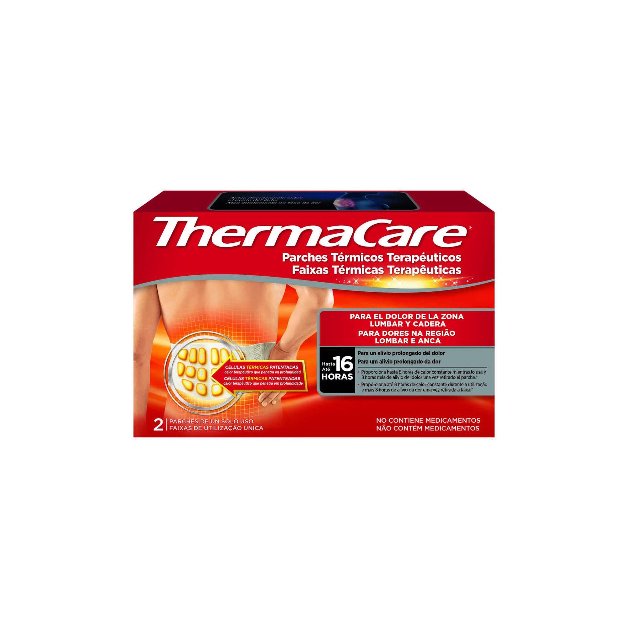 Thermacare Faixa Termica Lombar Anca x2 - Farmácia Garcia
