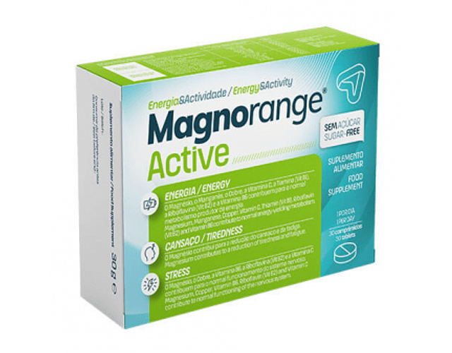 Magnorange Active Comprimidos x30 - Farmácia Garcia