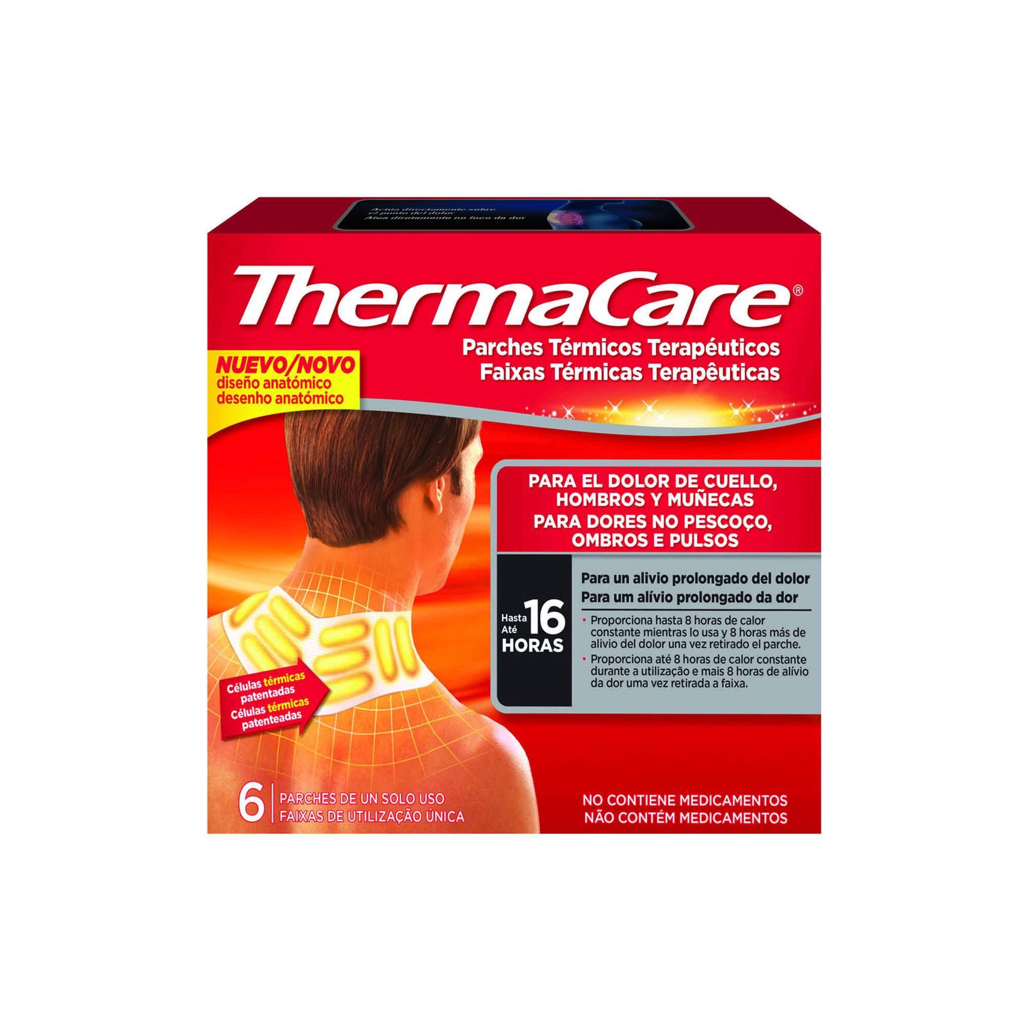 Thermacare Faixa Termica Pescoço Ombro x6 - Farmácia Garcia