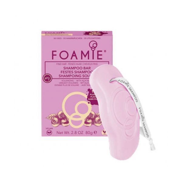 Foamie Champô Sólido Bagas Açai Cabelo Fino - Farmácia Garcia